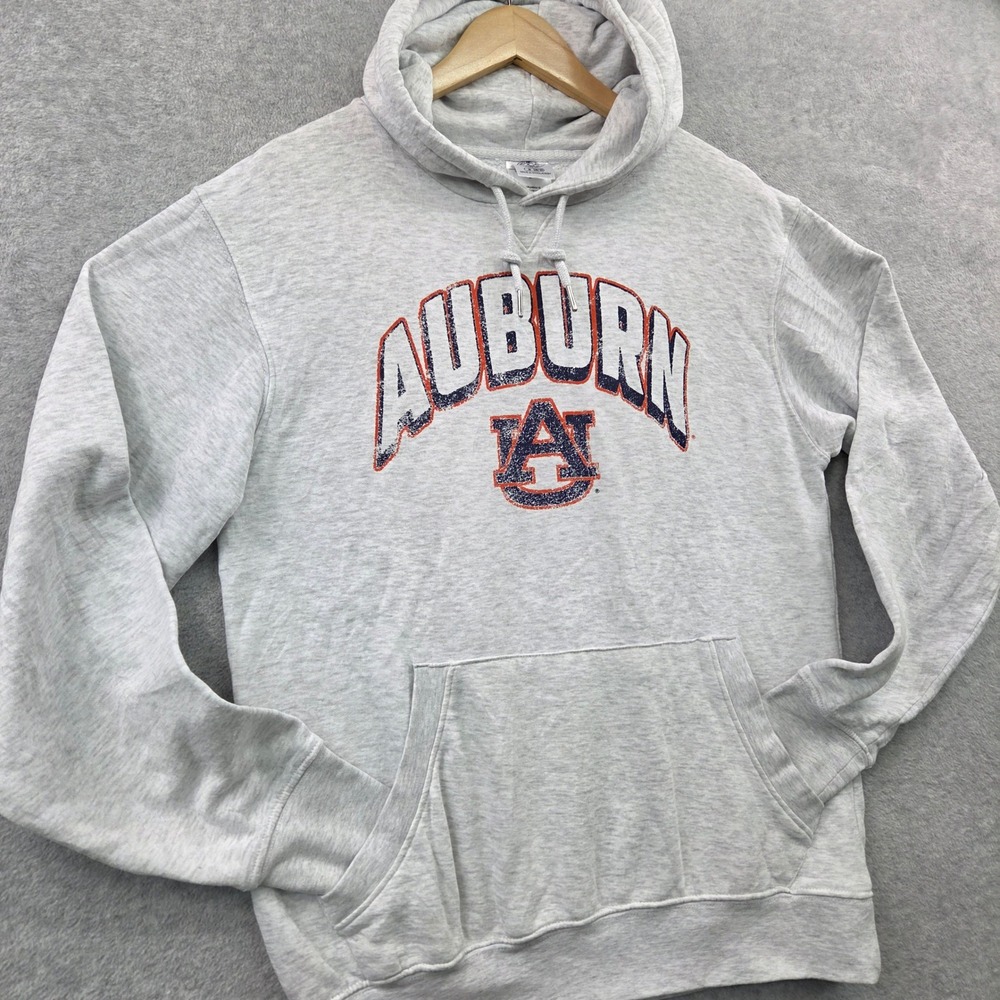 Rivalry Threads UNIVERSITY AUBURN TIGERS Hoodie Distressed Gorpcore Mens M Y2K